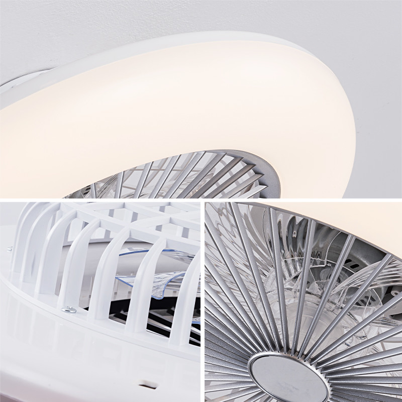 Minimalist Style Fresh and Natural Style with Any Scene Household Universal Bright LED Ceiling Fan