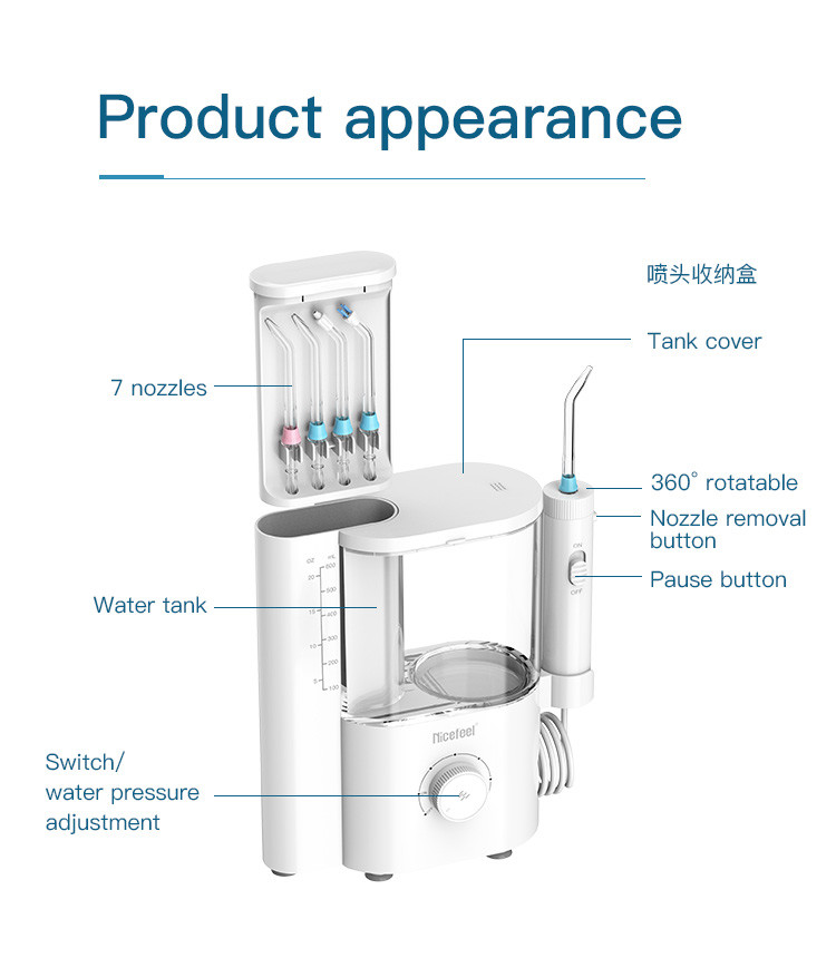 10+ Working Mode Oral Hygiene Water Flosser For Teeth Whitening