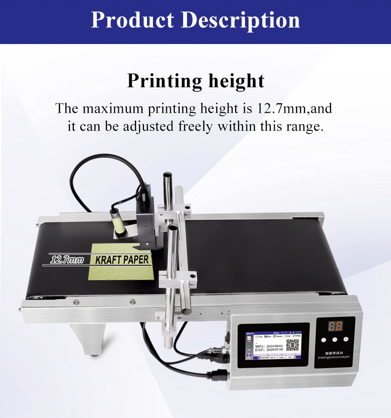 TIJ Inkjet Coder Conveyor with Coding Printer