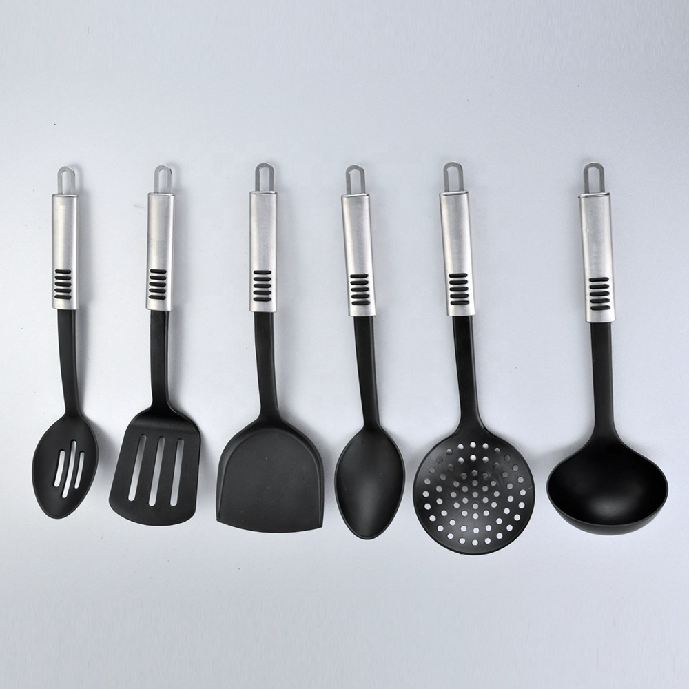Home Kitchen Cooking Utensils Set with Nonstick Coating and High Temperature Resistance