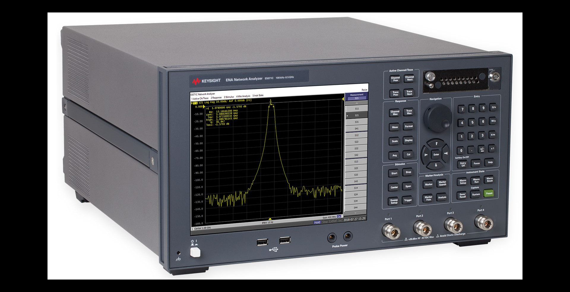 Practical ENA Vector Network Analyzer Keysight Agilent E5071C Rackmount