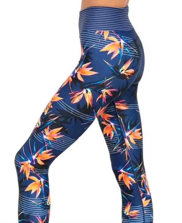 High Waisted Custom Printed Leggings Sublimated Tights Breathable