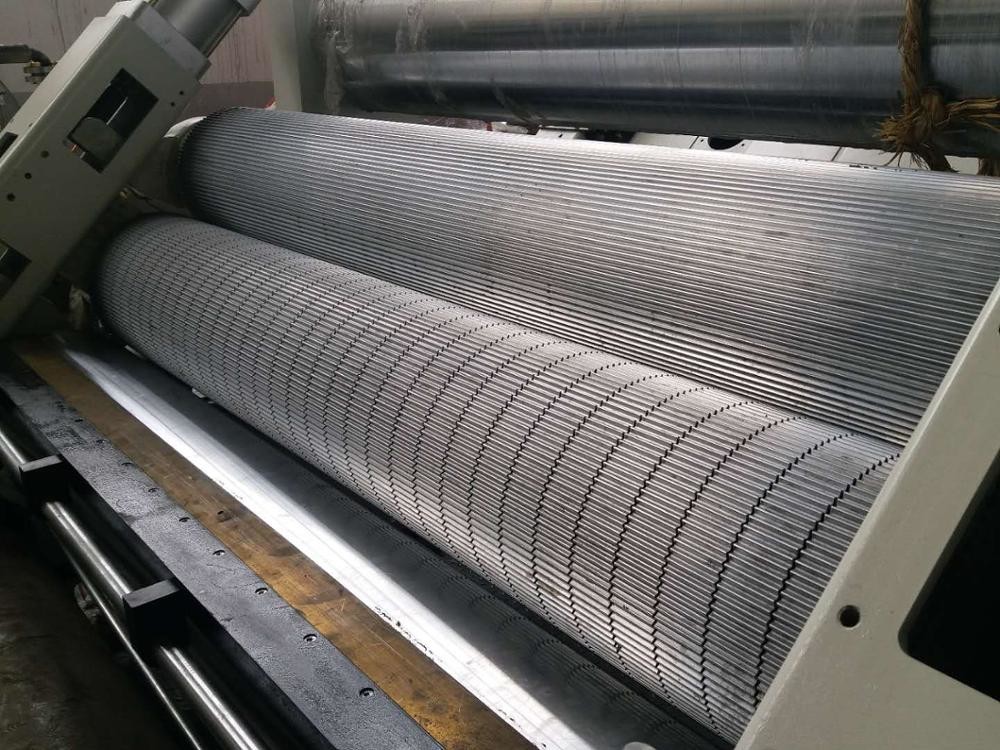 2 Ply Fingeless Corrugated Cardboard Production Line Single Facer Electric Steam Heating Mode