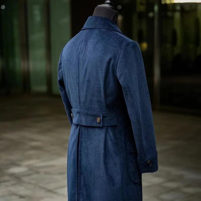 Men&prime;s Clothing Formal Corduroy Coat Designer Suit for Men
