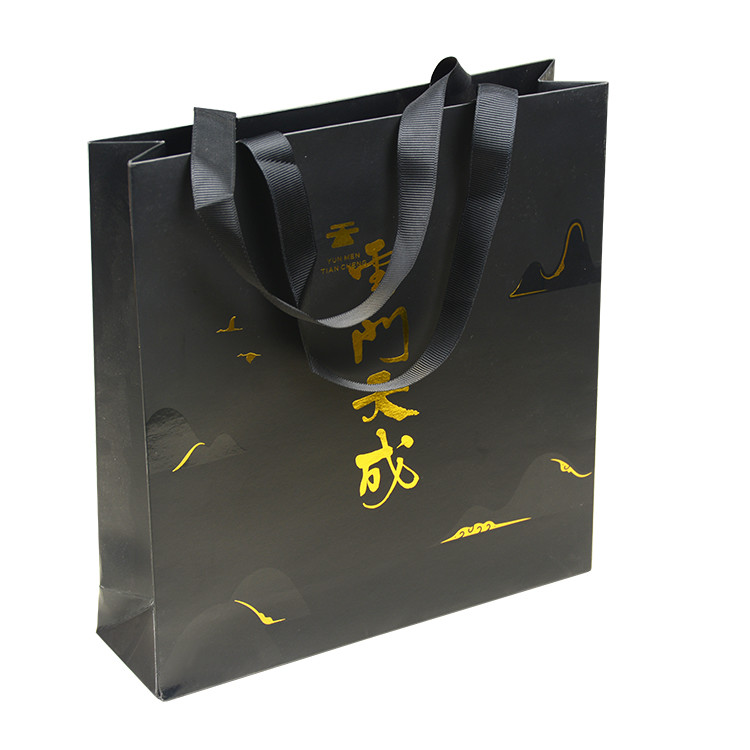 40cm Fabric C1S Paper Bag Printing Laminated Spot UV Finishing