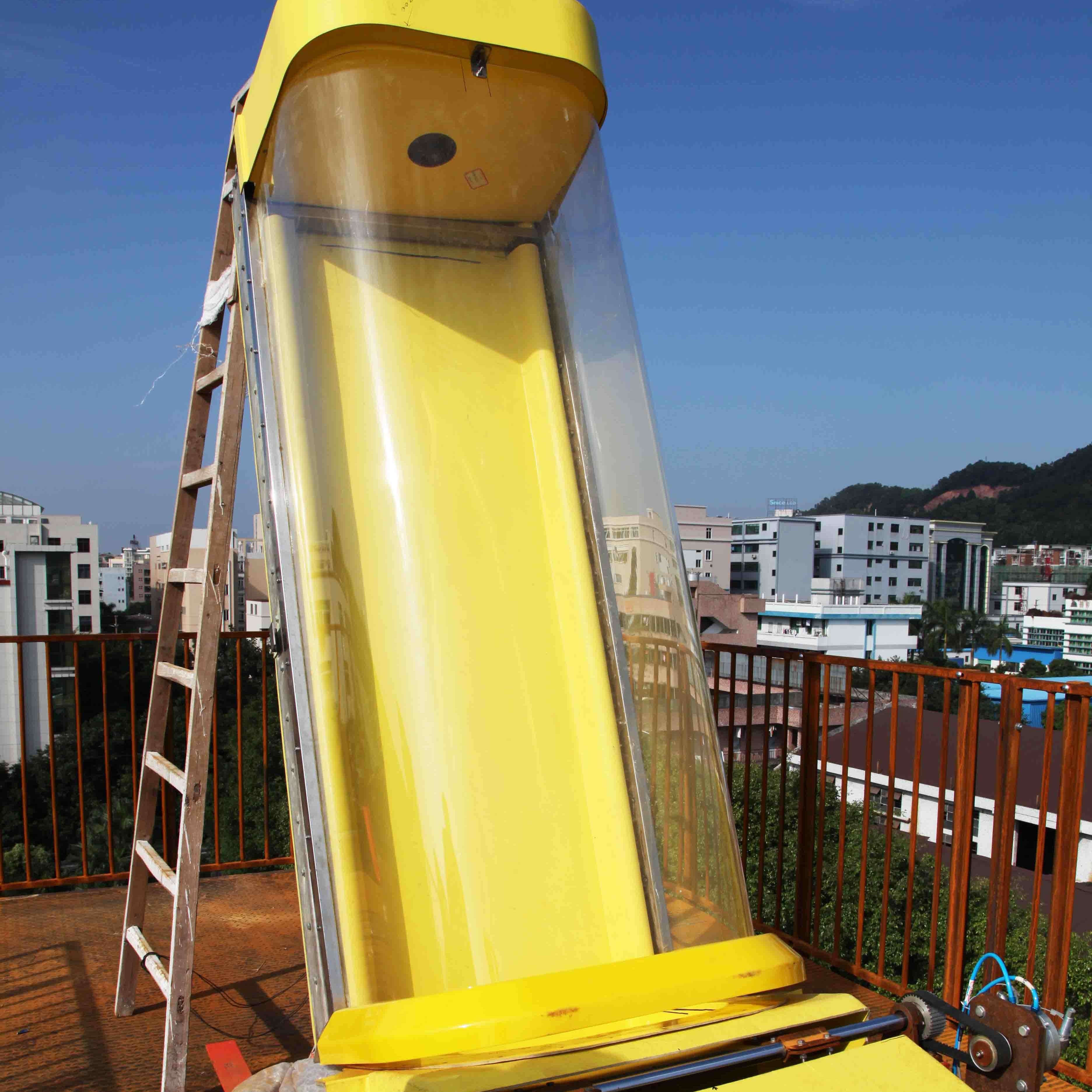 Aqua Loop Huge Fiberglass Water Slides For Adult , Fixed Type Slide for Outdoor Water Park