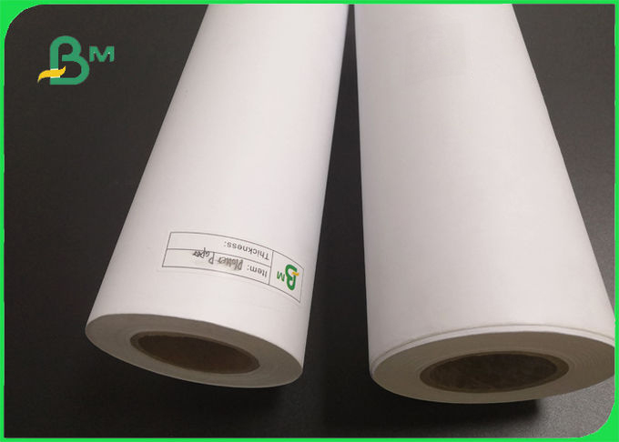 60 Inch 73 Inch Uncoated Plotter Paper For Wide Format Inkjet Printers 60g 70g