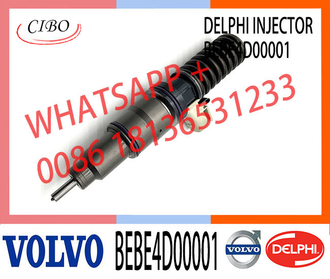 Diesel Fuel Injector 20484073 4 Pins Fuel Injection Nozzle BEBE4D00203 BEBE4D00001 For VOL FH12 TRUCK 425 / 435 BHP