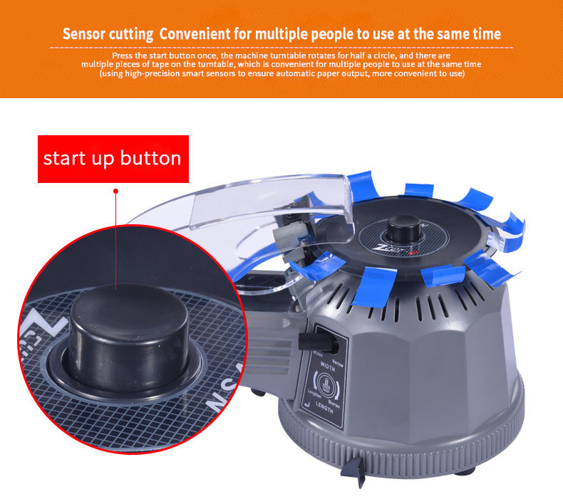 16w Electric Tape Dispenser , 60Hz Carton Sealing Tape Dispenser