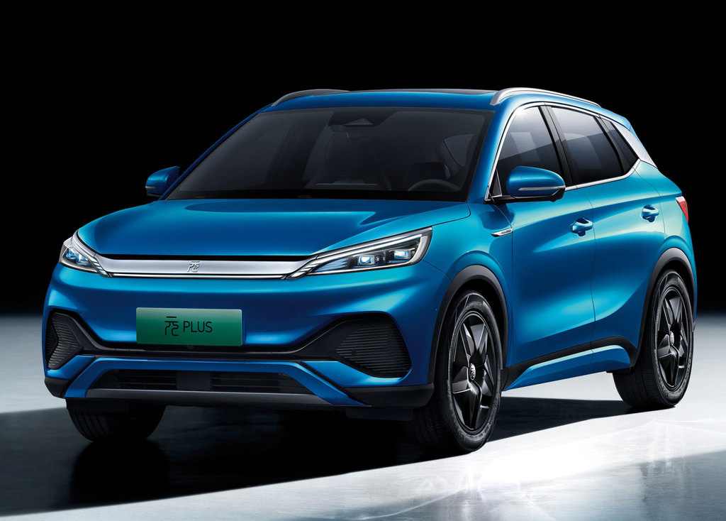 Chinese Second-Hand High Speed 4 Wheel Byd Yuan Plus New Energy Electric Cars Sell