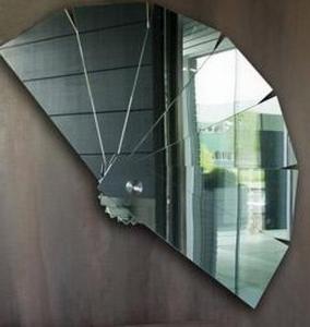 Buy cheap Decorative Mirror Wall Art Mirror Glass Mirror Fantail Mirror Wall Decor Sticker home deco product