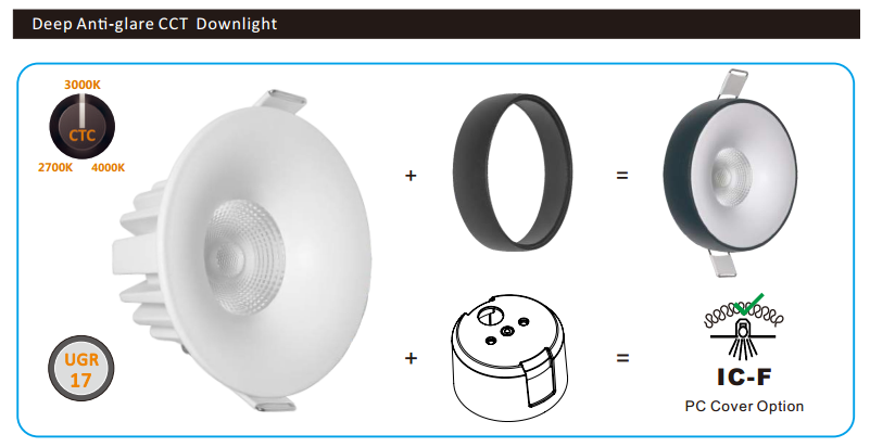 8w led downlight