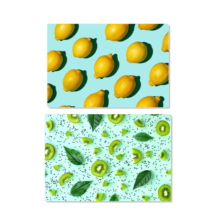 Decorative Flower PET Printing 3D Lenticular Plastic Table Mats Offset Printing