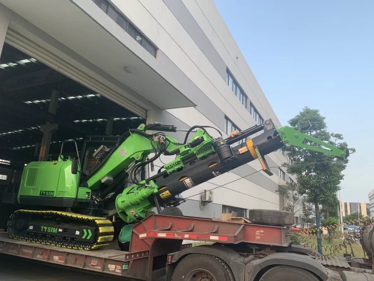 KR40 Micro Diameter 1200 mm SINOMACH Piling Rig Machine Max. drilling depth 10/12 m