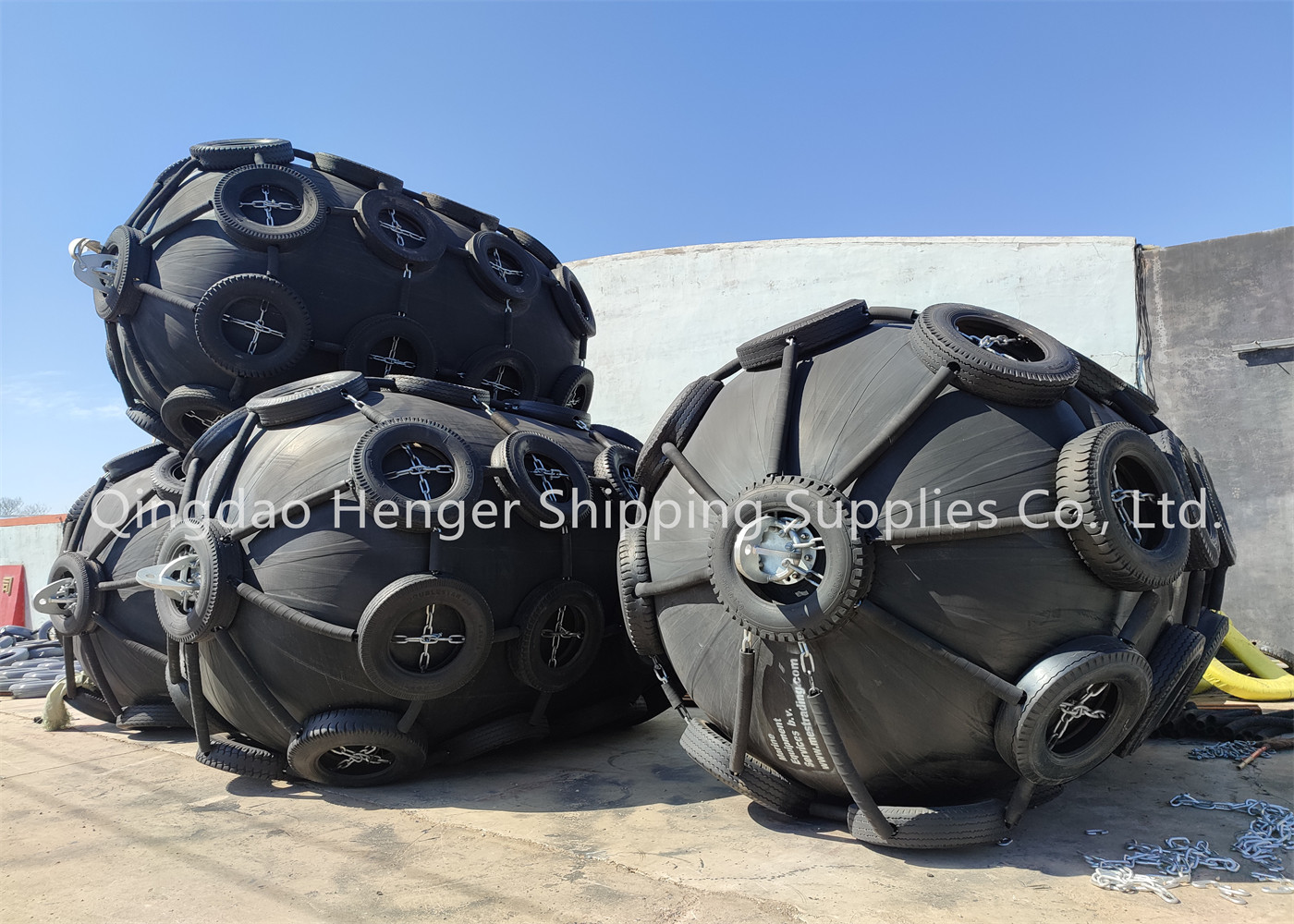 STS Operation Pneumatic Marine Rubber Fender 2x3.5m