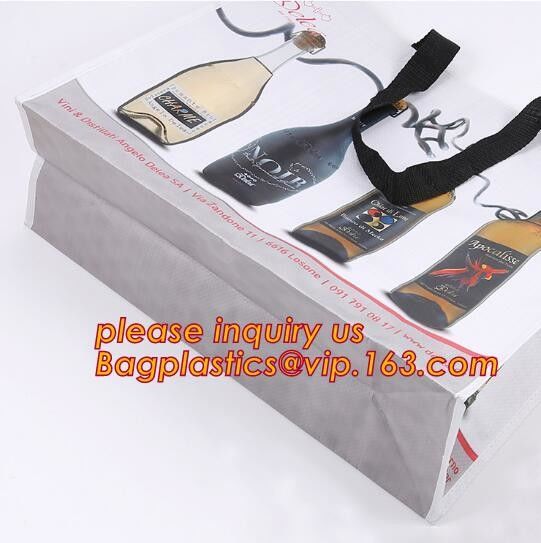 Color Printed PP Woven Carrying Shopping/Grocery Tote Bag,promotional tote laminated pp non woven gift bag fashion handb