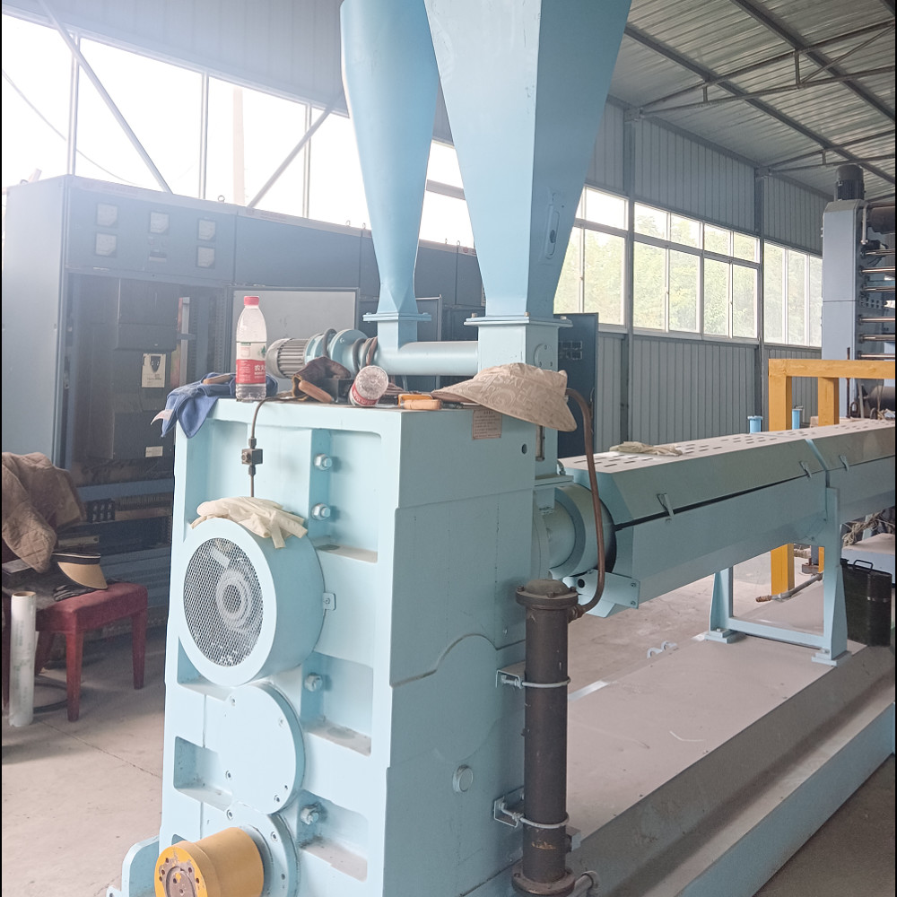4500kg Polypropylene PE PP Woven Sack Flat Yarn Used Extruder Machine