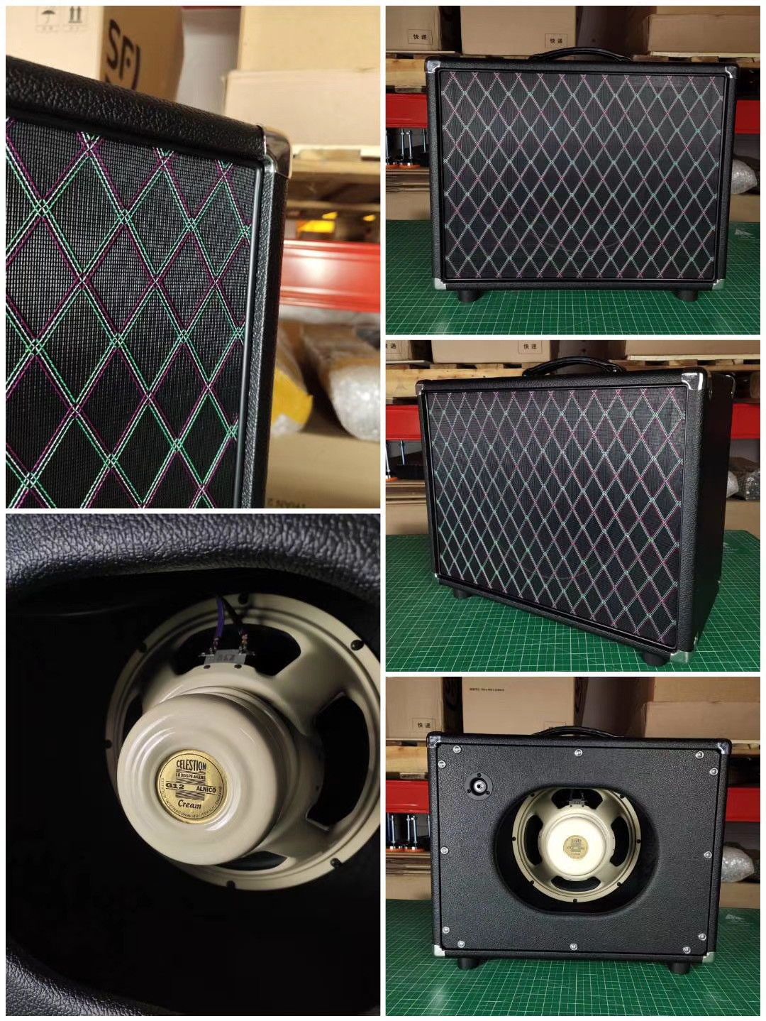 Custom Grand Guitar Bass Amplifier Speaker Cabinet with Kinds Tolex and Speaker Option