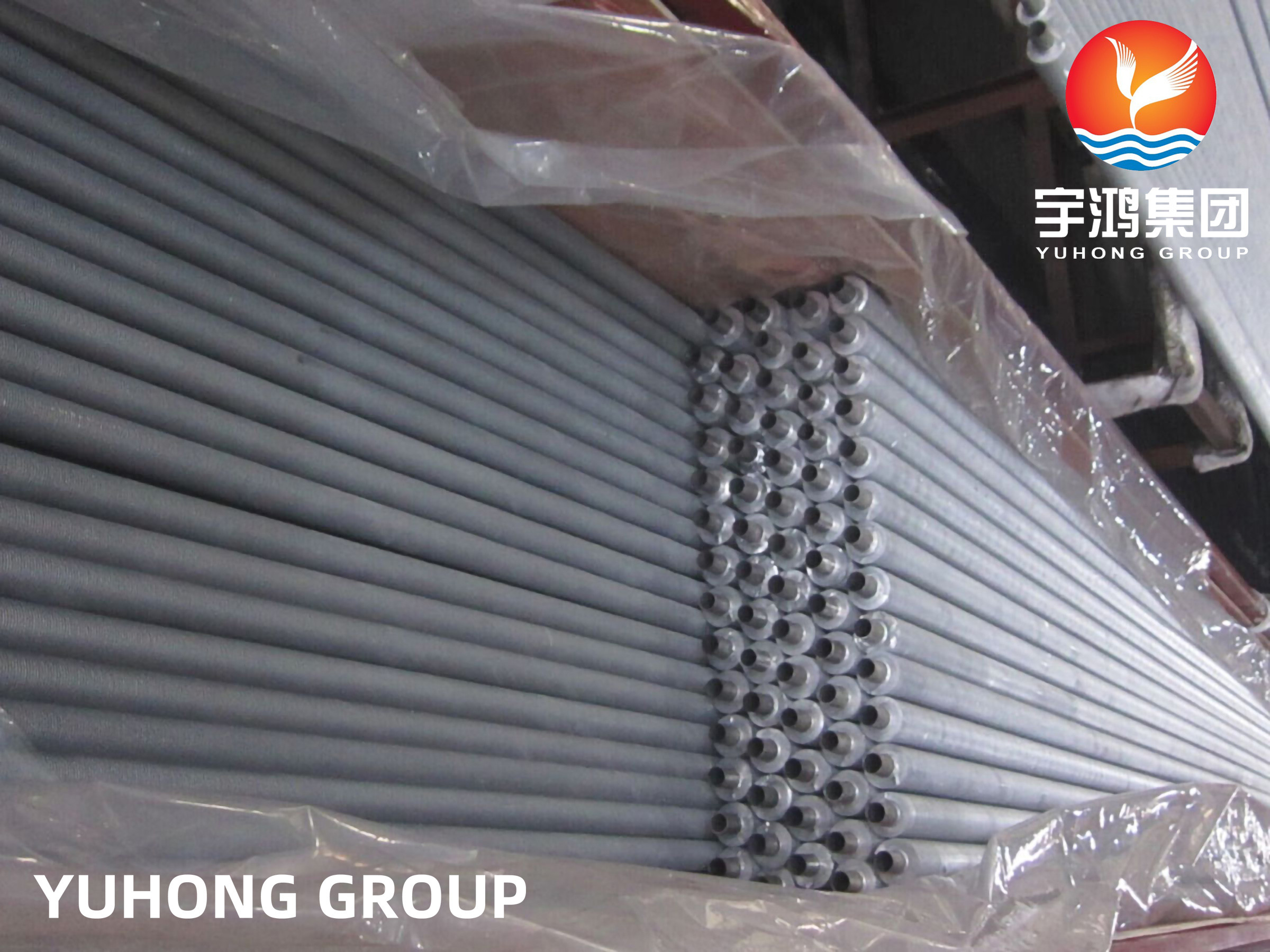 Embedded Fin Tube ASTM A179 Seamless Tube with L Type Aluminum Fins for Heater