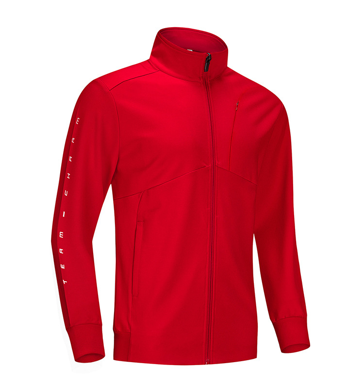 Wholesale custom outdoor jacket stand collar leisure men and women sports hoodies