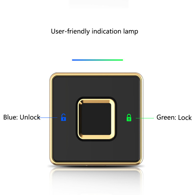 Waterproof High Sensitivity Biological Fingerprint Cabinet Lock
