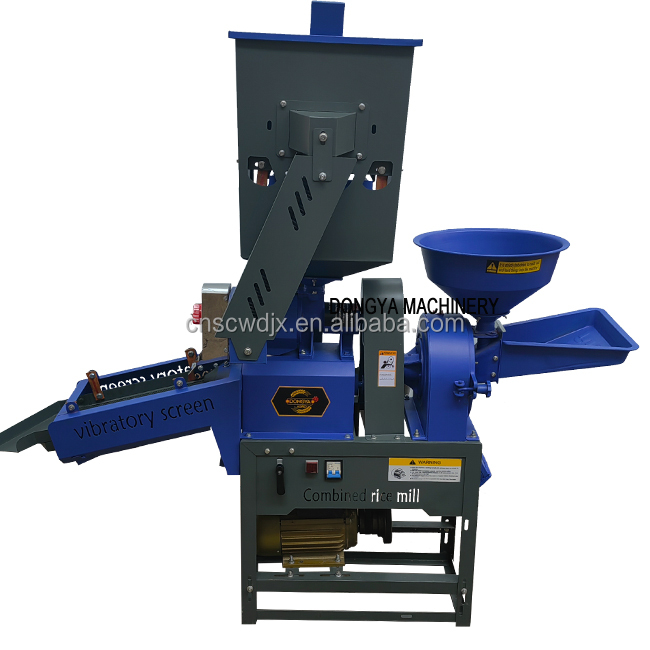 DONGYA AGRO Vibratory Screen 5 in 1 Rice Mill Latest Design with Winnowing