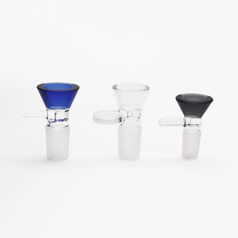 300℃ Inhale Smoke Funnel Shaped Glass Drinking Straws