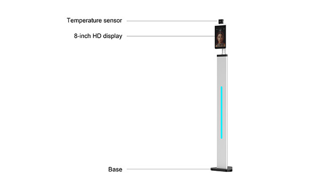 Epidemic Prevention Non Contact Infrared Thermometer Face Recognition
