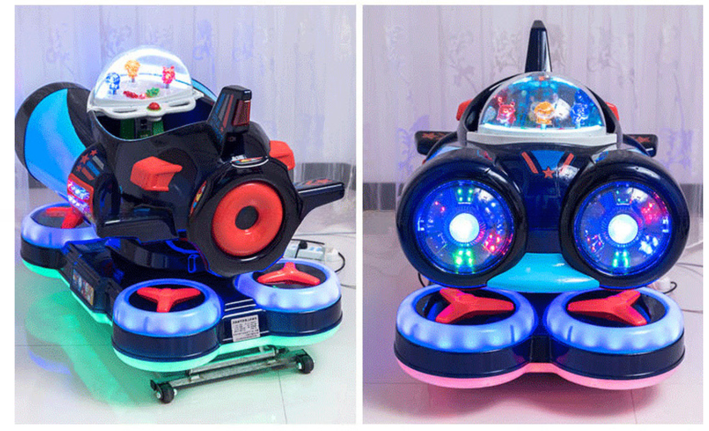 Factory direct sales Spaceship kids kiddie rides for coin operated amusement game park