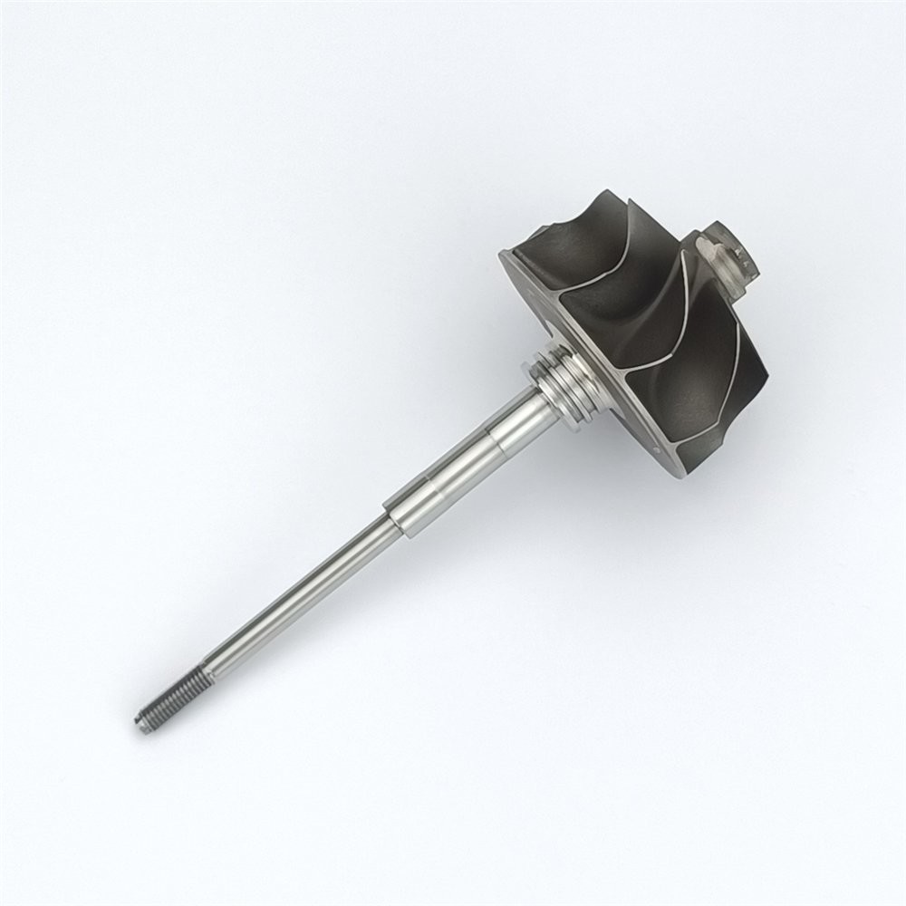 GT22V turbine wheel shaft for 760038-0003 9 blades for turbochargers