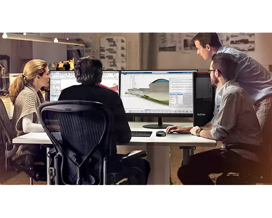 ThinkStation P620 Lenovo P620 Tower Graphics Workstation Computer 5945WX 16G 4T 1000W