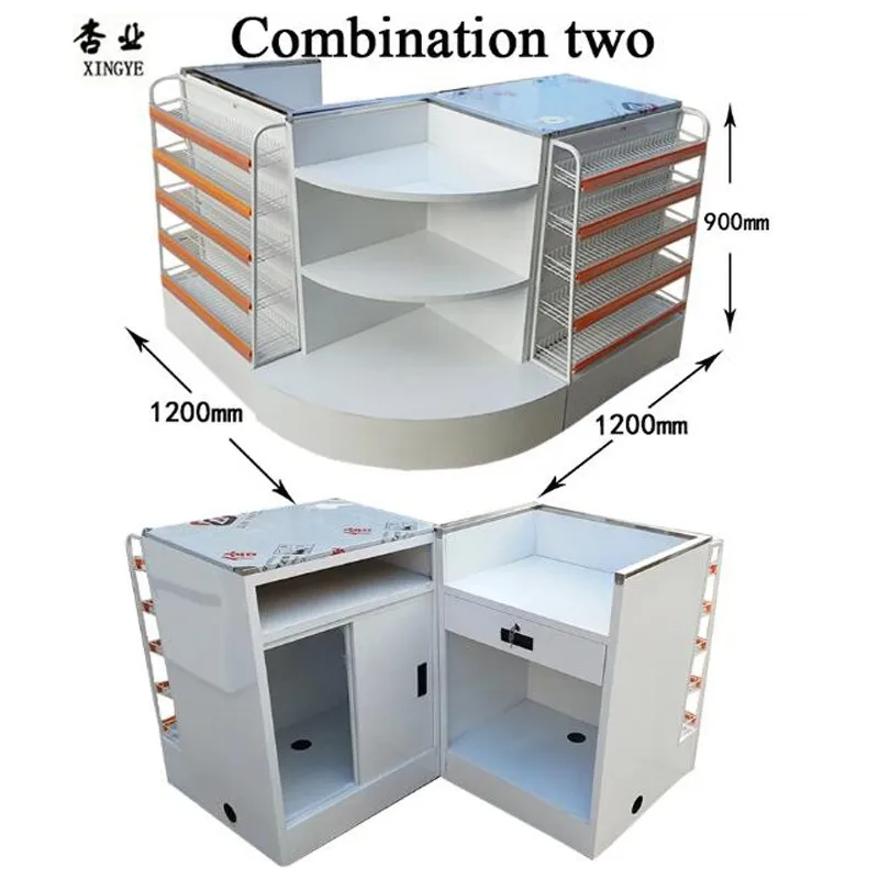 Retail shop and supermarket equipment Convenience store checkout counter