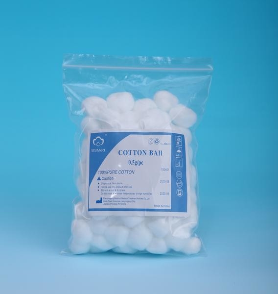 100% Pure Organic OEM Colored Cotton Ball White Cotton Balls