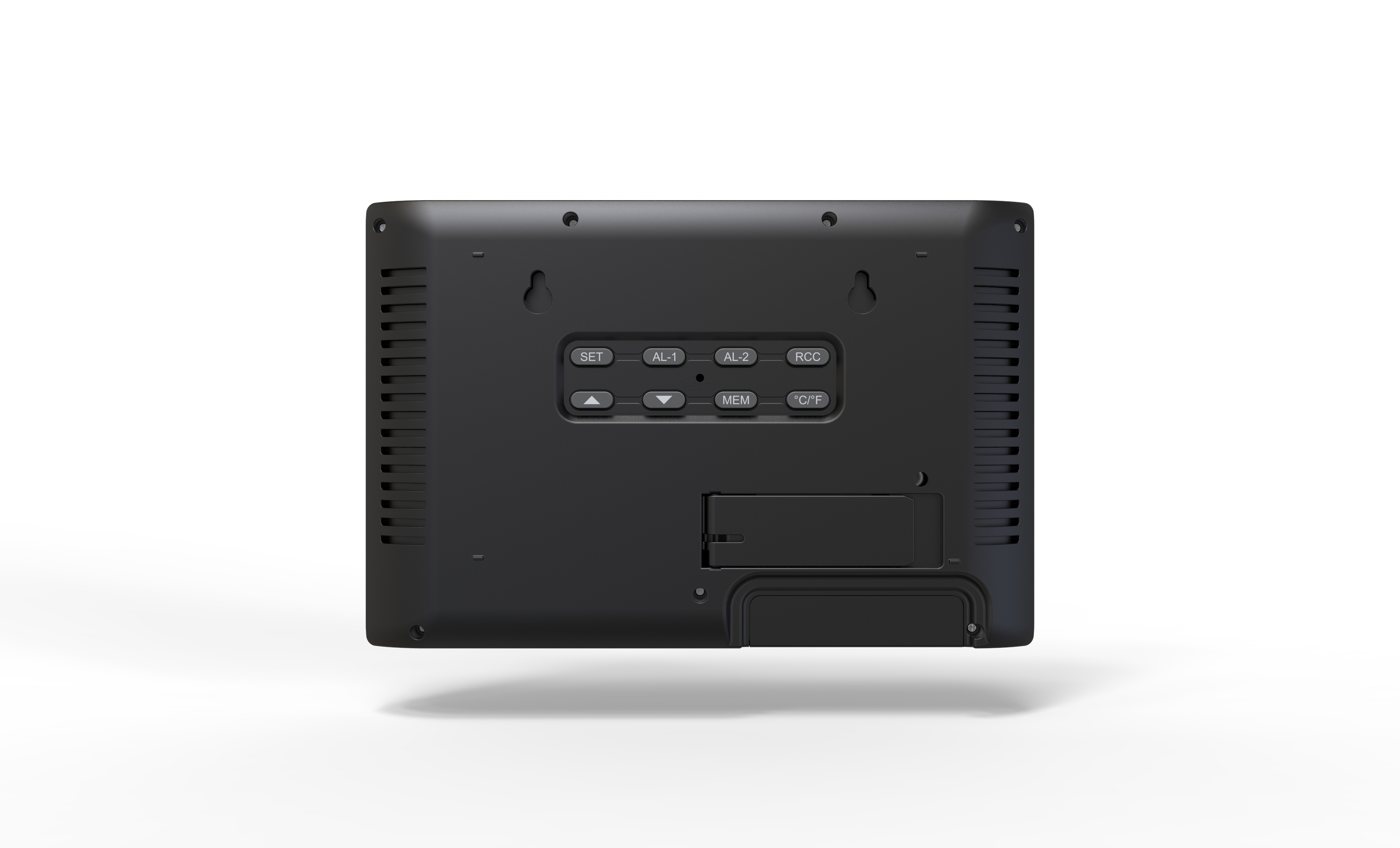 Function In-Out Temperature and Humidity RC Alarm Clock with LUMINOVA