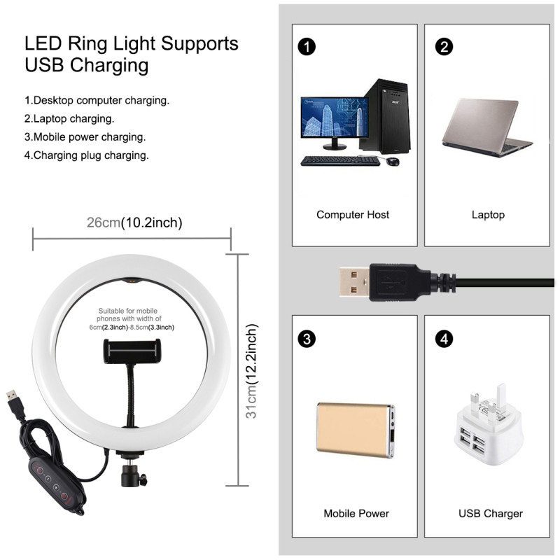 RGBW 120PCS Bluetooth 4.0 Ring Supplementary Lamp