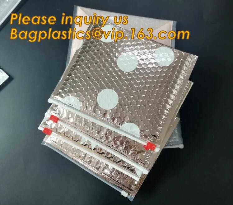 Cosmetic Slider Zip lockkk Bubble Bags Bubble Slide Pouch,Zip lockkk esd bubble bag bubble packaging wrap cosmetic pouch slide