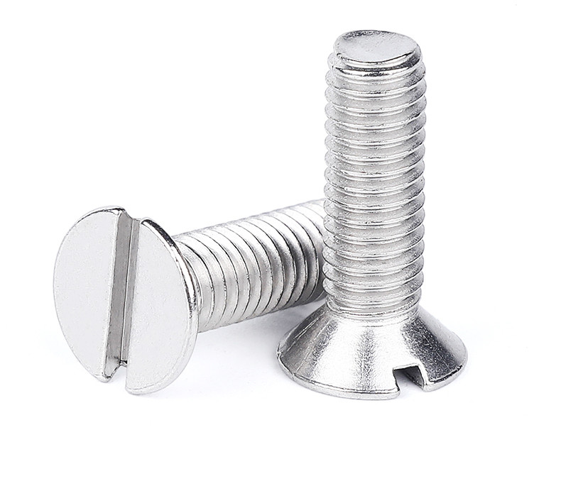 Stainless Steel Fasteners Screws for bicycle DIN84 Aluminum Coating Cylindrical Head Slotted Slotting Machine Screws