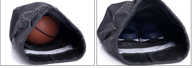 Customized Polyester Sport Ball Backpack Waterproof Drawstring Mesh Backpack