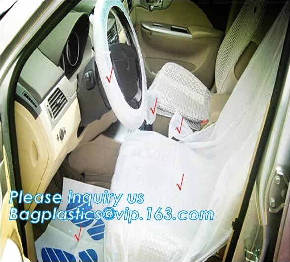 disposable gear shift cover disposable hand brake cover disposable foot mat Paper similar plastic film film cutter Drag