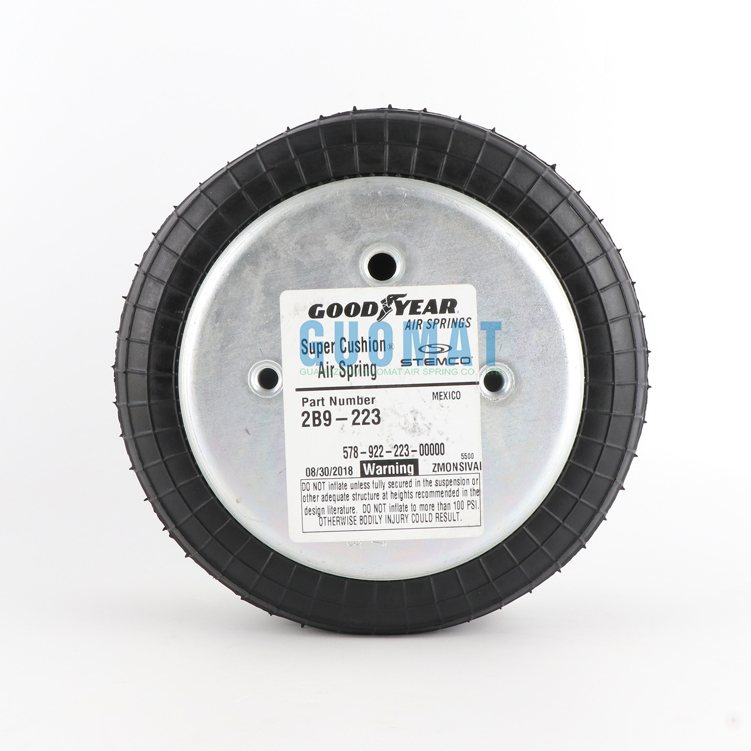 2B9-223 Goodyear Air Spring Replaces 2B9-2250 Contitech FD 200-19 1/4 M10