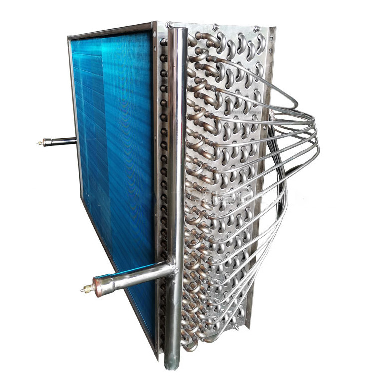 Aluminum refrigeration 12.7mm fin type heat exchanger for cooling