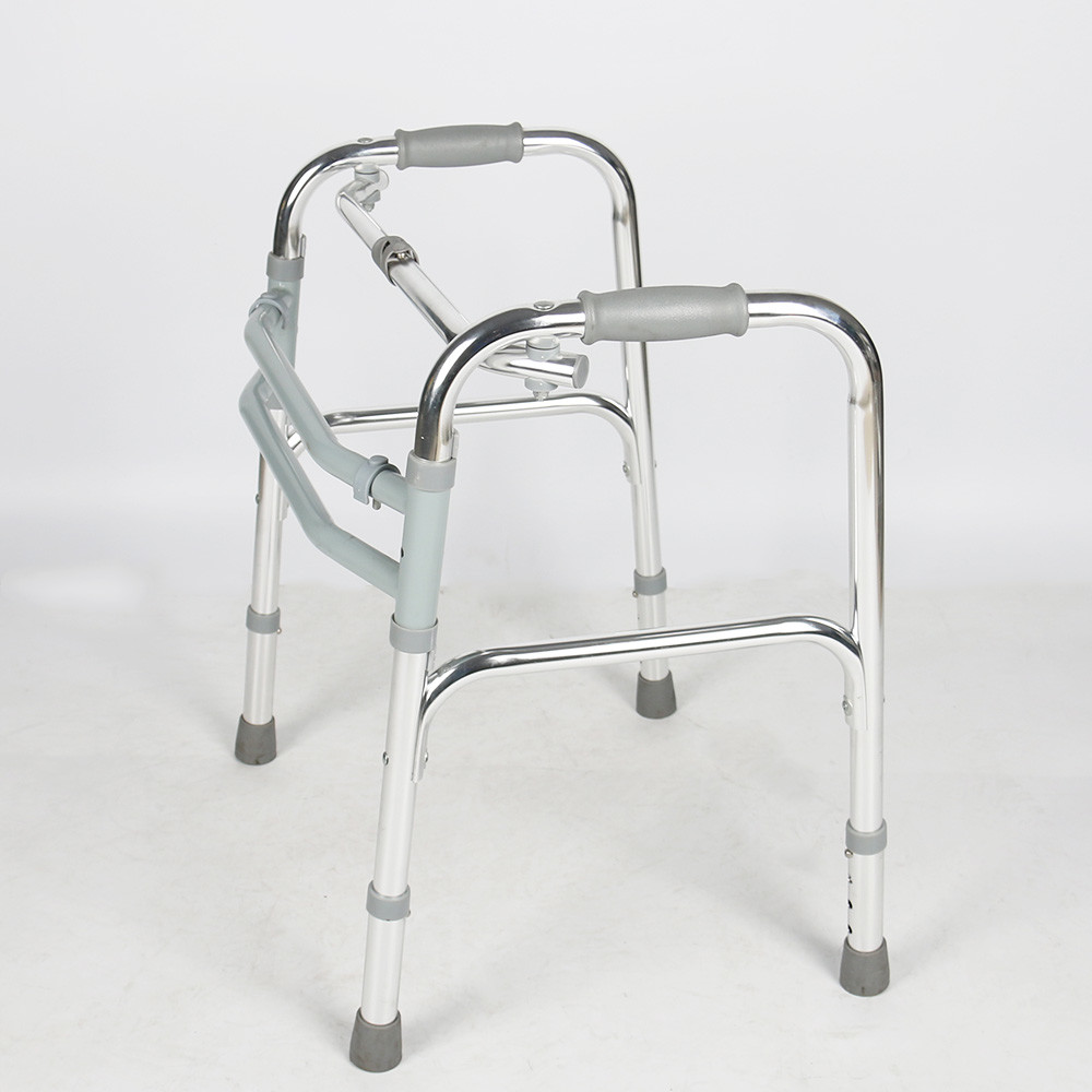 Adjustable Length Folding Mobility Walkers For Patients Lightweight Crutch