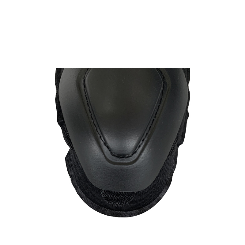 Professional Protection Frog Knee and Elbow Pads Flexible Black Polyester for Safety