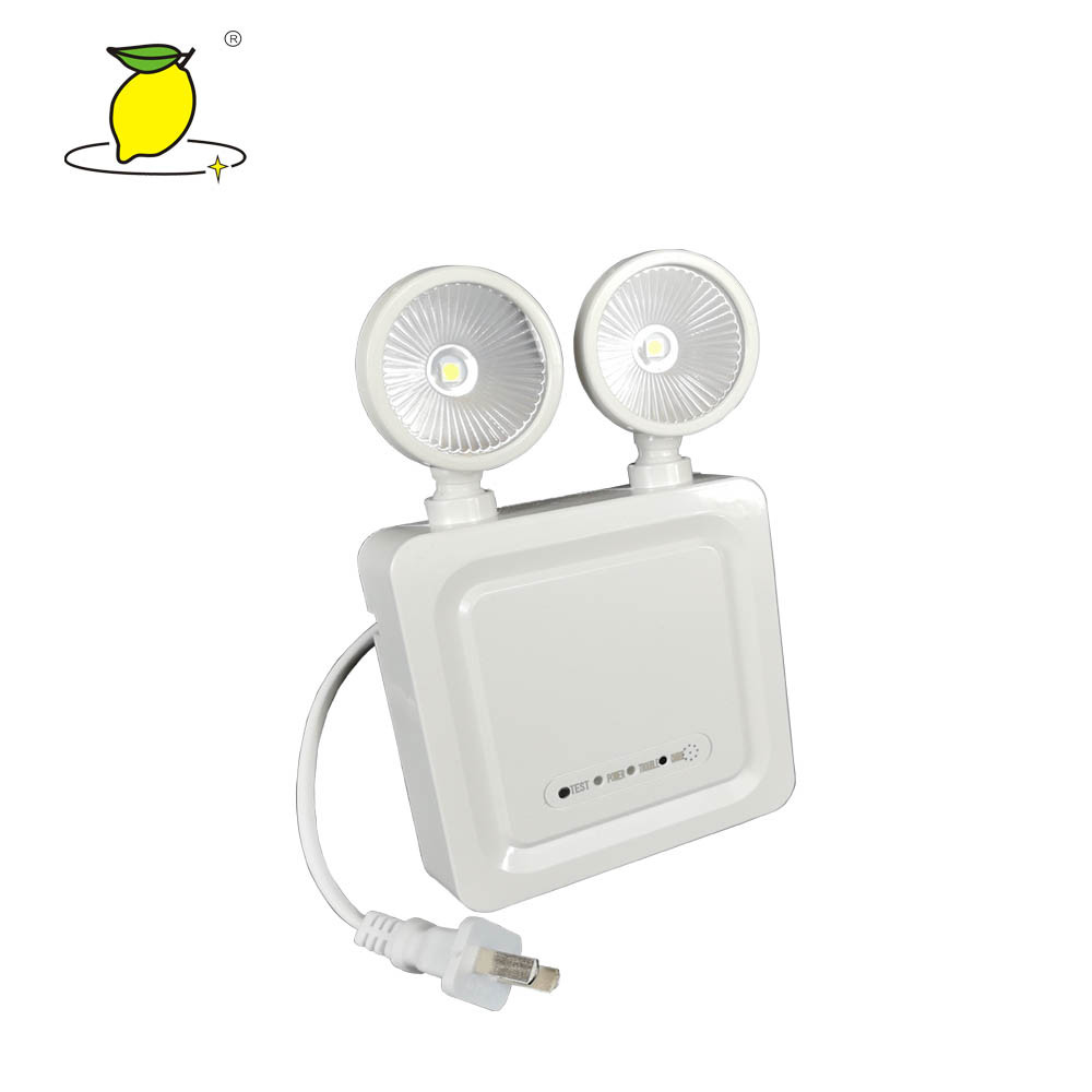 Thermoplastic LED Emergency Twin Spot Light Rechargeable For School