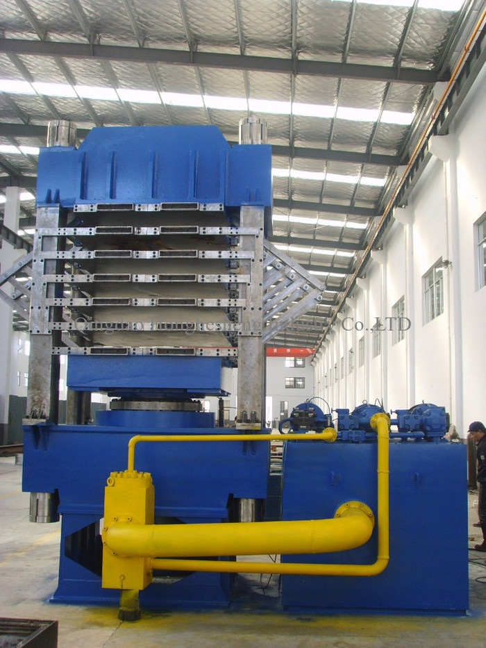 Eva Raw Rubber Sheet Embase Heat Press Machine 4 Layers