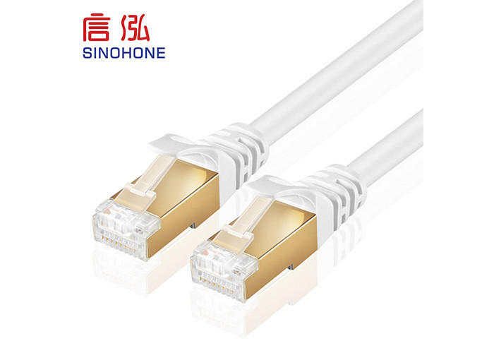 Bulk Shielded CAT5E Ethernet Cable , CAT 7 Bulk Flat Ethernet Cable