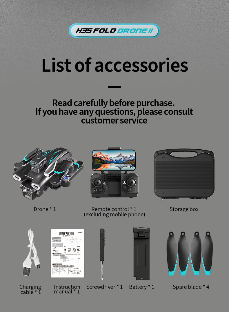 Professional 4K HD ESC Dual Camera Mini Drone H35 Brushless Optical Flow WIFI Quadcopter Obstacle Avoidance Remote