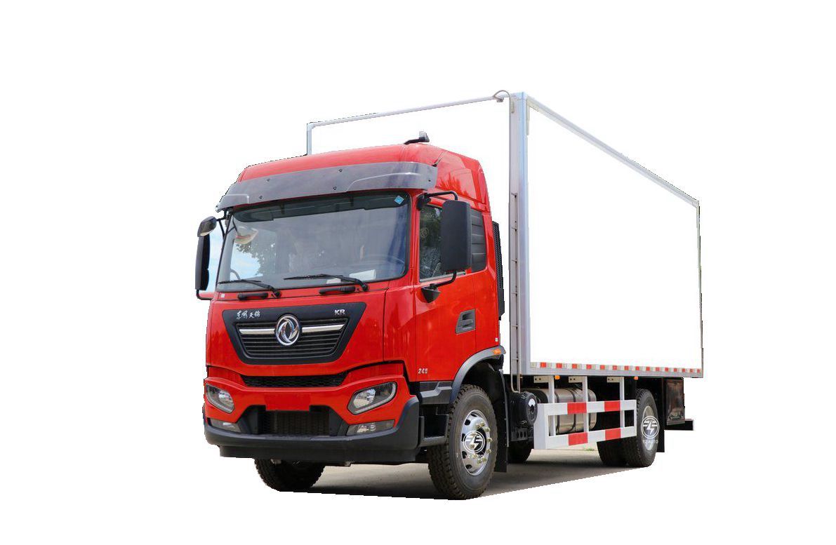 Light Goods Vehicle 4x2 Carry Truck with Box 180Kw Engine Power 6.2-8m Cargo Tank