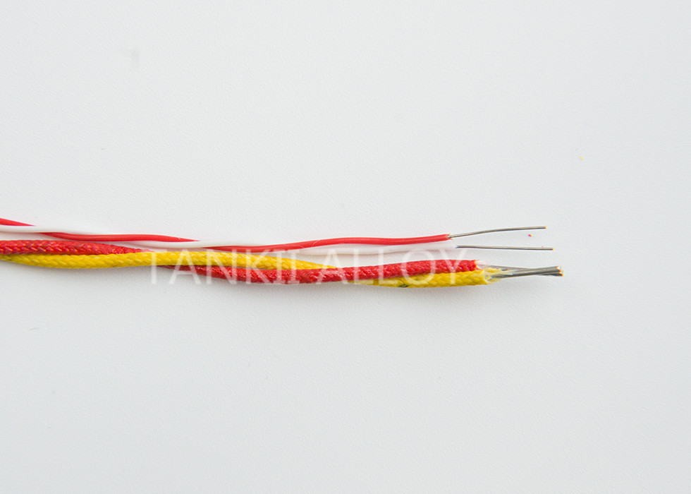 Tankii Green / White / Black 20 Awg 24 Awg Thermocouple Extension Cable Type K With Ptfe Insulation