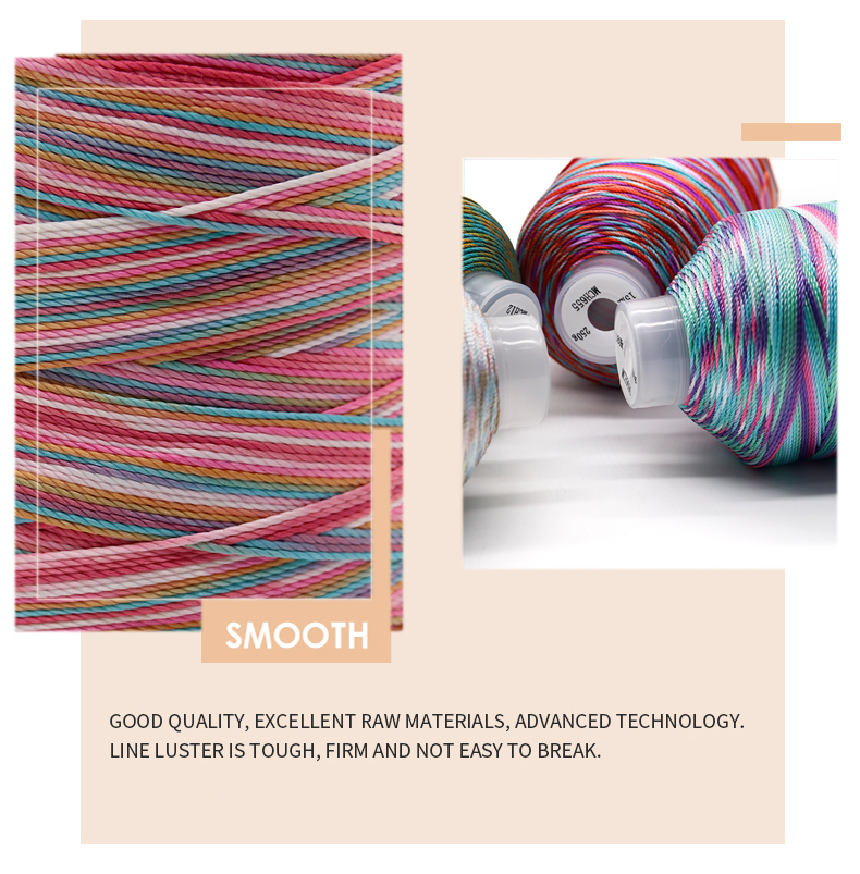 Embroidery Sewing Thread 100% Polyester with High Temperature Resistance in 5 Colors